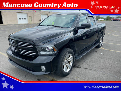 2013 RAM Ram Pickup 1500 for sale at Mancuso Country Auto in Batavia NY