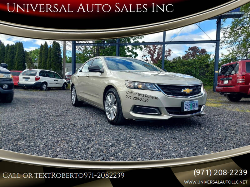 2014 Chevrolet Impala for sale at Universal Auto Sales Inc in Salem OR