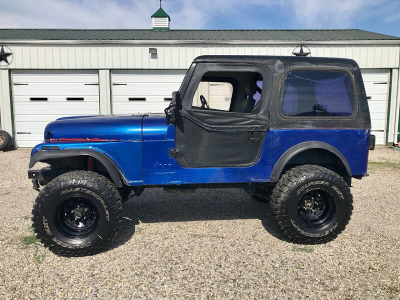 1986 Jeep CJ-7 for sale at 500 CLASSIC AUTO SALES in Knightstown IN