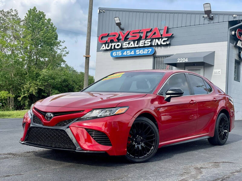2019 Toyota Camry for sale at Crystal Auto Sales Inc in Nashville TN