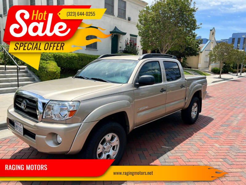 2007 Toyota Tacoma for sale at RAGING MOTORS in Los Angeles CA