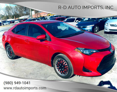 2019 Toyota Corolla for sale at R-D AUTO IMPORTS, Inc in Charlotte NC