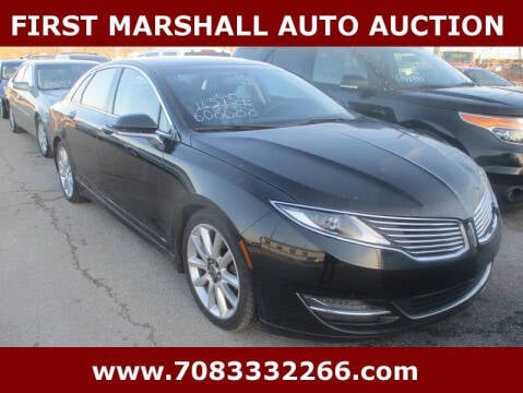 2015 Lincoln MKZ Hybrid for sale at First Marshall Auto Auction in Harvey IL
