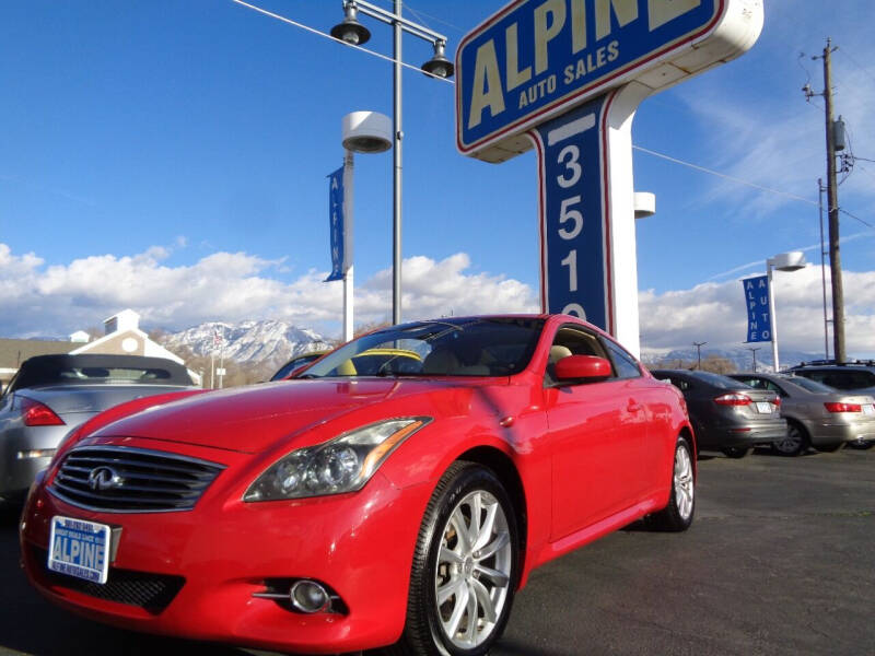2011 Infiniti G37 Coupe for sale at Alpine Auto Sales in Salt Lake City UT