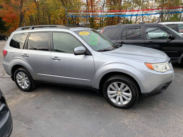 2012 Subaru Forester for sale at Chuckie Bizzarro's Fleetwing Auto in Erie, PA