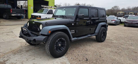 2014 Jeep Wrangler Unlimited for sale at RODRIGUEZ MOTORS CO. in Houston TX