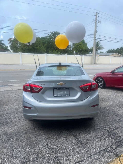 2019 Chevrolet Cruze for sale at M & J UNITED AUTO SALES in LAUDERDALE LAKES, FL