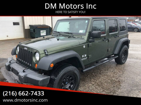 2007 Jeep Wrangler Unlimited for sale at DM Motors Inc in Maple Heights OH