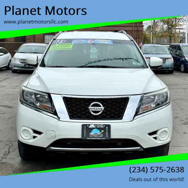 2015 Nissan Pathfinder for sale at Planet Motors in Youngstown OH