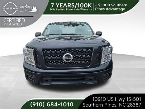 2019 Nissan Titan for sale at PHIL SMITH AUTOMOTIVE GROUP - Pinehurst Nissan Kia in Southern Pines NC