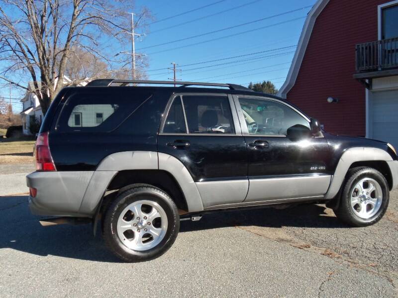 Used 2003 Toyota 4Runner SR5 with VIN JTEBT14R930021458 for sale in Ludlow, MA