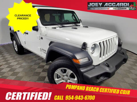 2019 Jeep Wrangler Unlimited for sale at PHIL SMITH AUTOMOTIVE GROUP - Joey Accardi Chrysler Dodge Jeep Ram in Pompano Beach FL