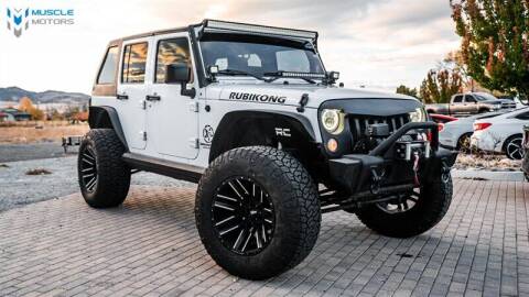2015 Jeep Wrangler Unlimited for sale at MUSCLE MOTORS AUTO SALES INC in Reno NV