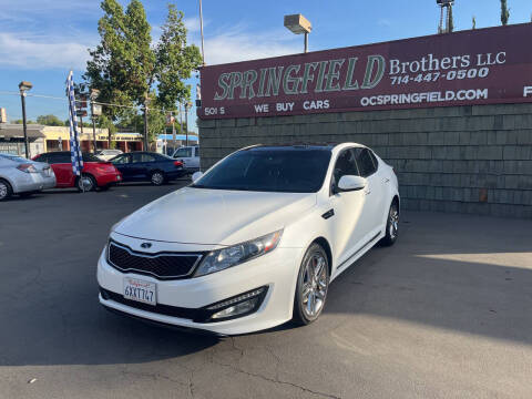 2013 Kia Optima for sale at SPRINGFIELD BROTHERS LLC in Fullerton CA