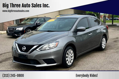 2019 Nissan Sentra for sale at Big Three Auto Sales Inc. in Detroit MI