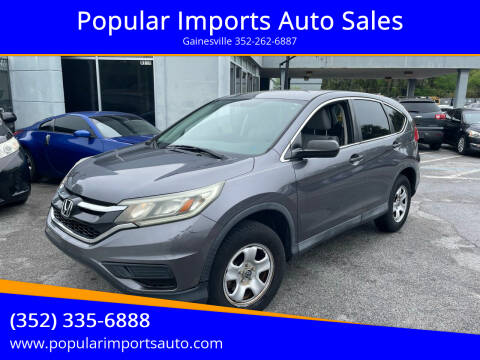 2015 Honda CR-V for sale at Popular Imports Auto Sales in Gainesville FL