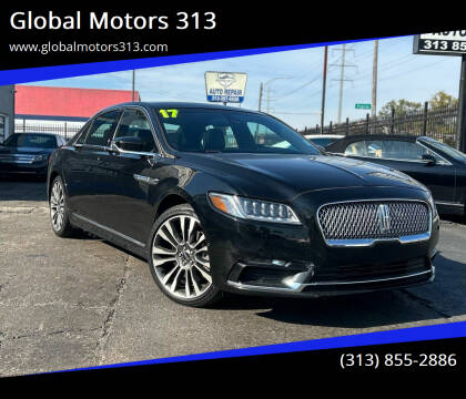2017 Lincoln Continental for sale at Global Motors 313 in Detroit MI