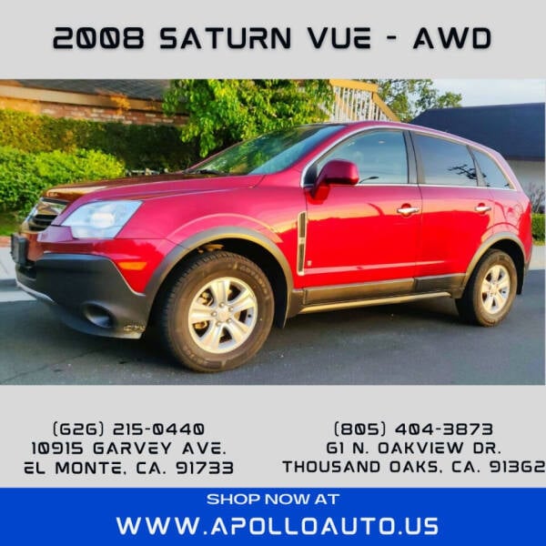 2008 Saturn Vue for sale at Apollo Auto El Monte in El Monte CA
