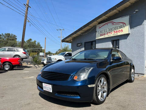 2004 Infiniti G35 for sale at Excel Motors in Fair Oaks CA