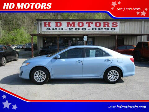 2012 Toyota Camry for sale at HD MOTORS in Kingsport TN