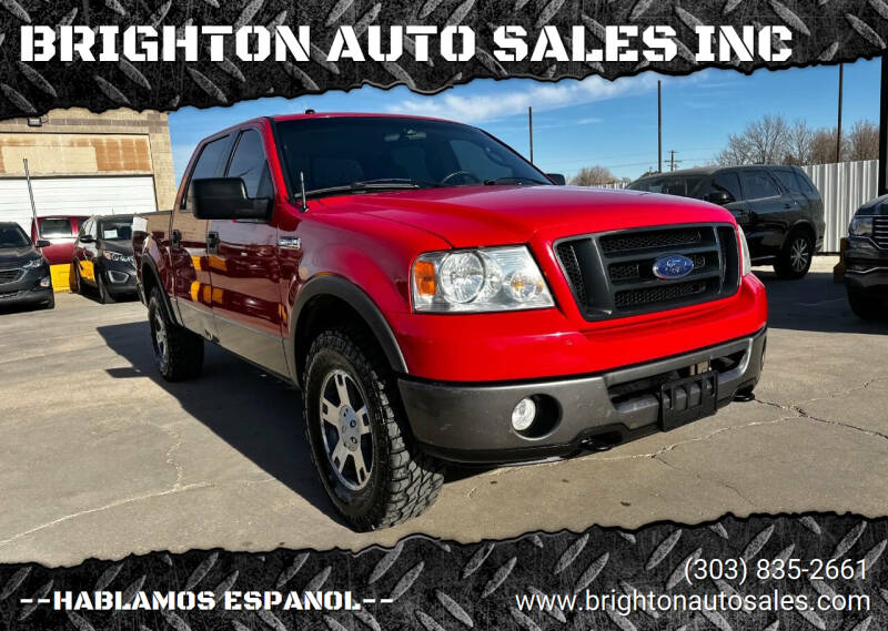 2008 Ford F-150 for sale at BRIGHTON AUTO SALES INC in Brighton CO