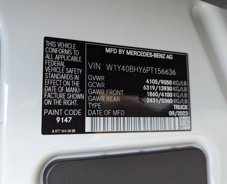 2023 Mercedes-Benz Sprinter 2500