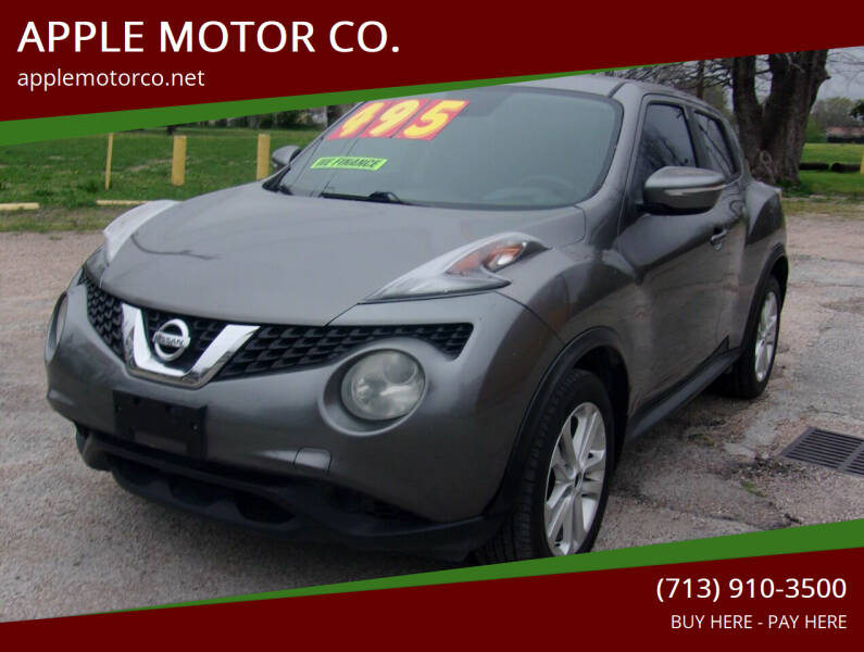 2015 Nissan JUKE for sale at APPLE MOTOR CO. in Houston TX