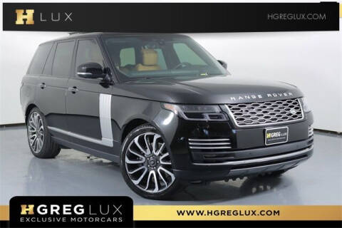 2019 Land Rover Range Rover for sale at HGREG LUX EXCLUSIVE MOTORCARS in Pompano Beach FL