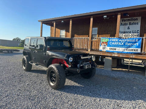 2011 Jeep Wrangler Unlimited for sale at Vermilion Auto Sales & Finance in Erath LA