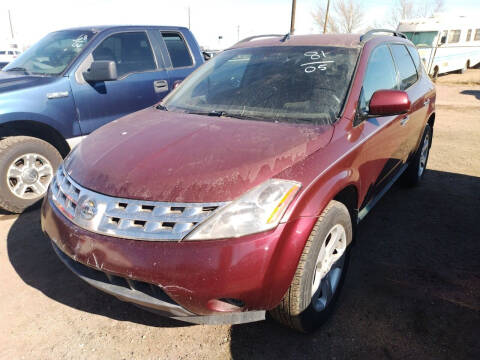 2005 Nissan Murano for sale at PYRAMID MOTORS - Fountain Lot in Fountain CO