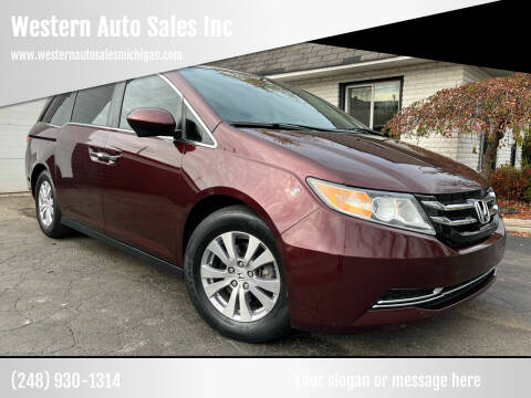 2015 Honda Odyssey for sale at Western Auto Sales Inc in Farmington Hills MI