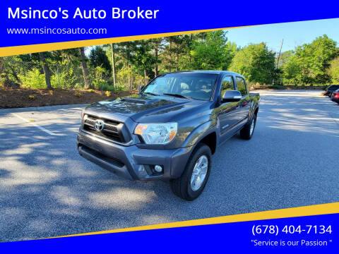 2012 Toyota Tacoma for sale at Msinco's Auto Broker in Snellville GA