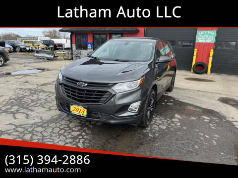 2018 Chevrolet Equinox for sale at Latham Auto LLC in Ogdensburg NY