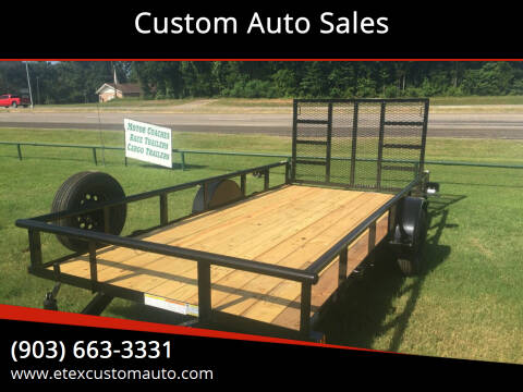 2021 Top Hat 14x77 Utility Trailer for sale at Custom Auto Sales - TRAILERS in Longview TX