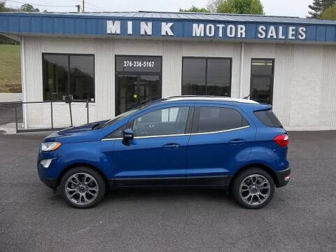 2018 Ford EcoSport for sale at MINK MOTOR SALES INC in Galax VA