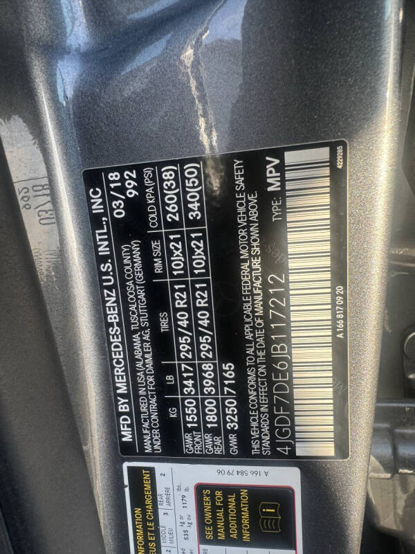 2018 Mercedes-Benz GLS GLS 550