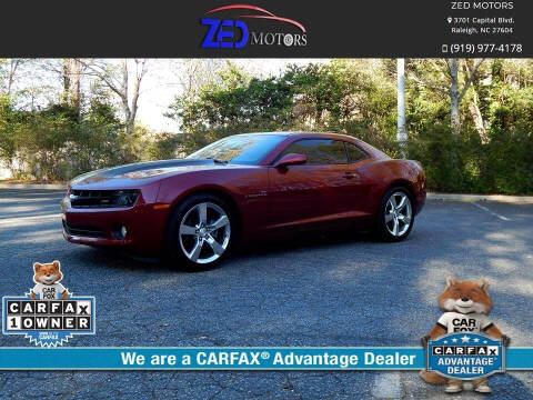 2011 Chevrolet Camaro for sale at Zed Motors in Raleigh NC