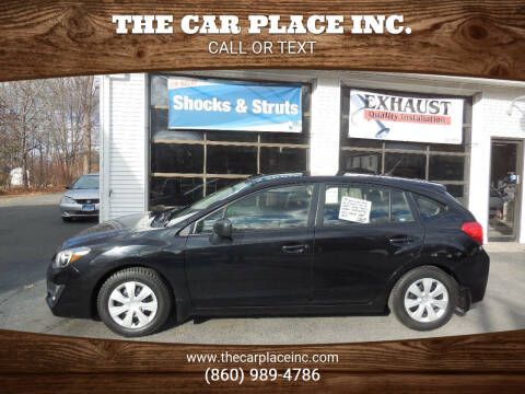 2015 Subaru Impreza for sale at THE CAR PLACE INC. in Somersville CT