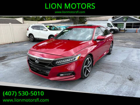 2020 Honda Accord for sale at LION MOTORS in Orlando FL