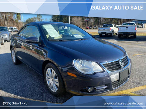 2010 Volkswagen Eos for sale at Galaxy Auto Sale in Fuquay Varina NC