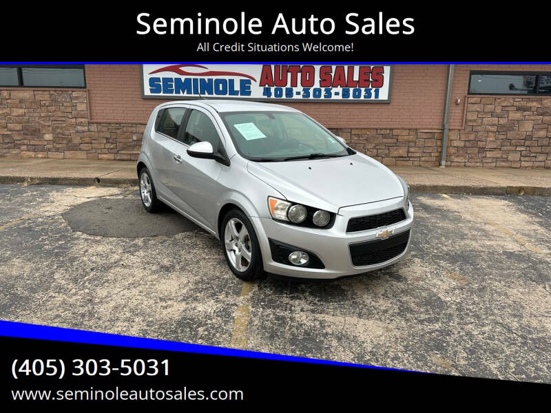 2015 Chevrolet Sonic for sale at Seminole Auto Sales in Seminole OK