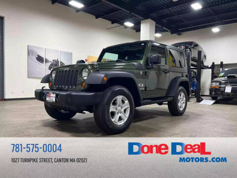 2009 Jeep Wrangler for sale at DONE DEAL MOTORS in Canton MA