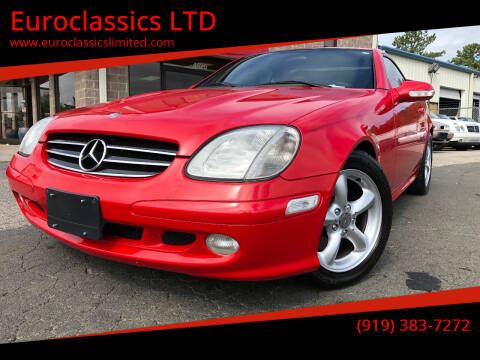 2002 Mercedes-Benz SLK for sale at Euroclassics LTD in Durham NC