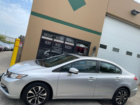 2015 Honda Civic for sale at REDA AUTO PORT INC in Villa Park IL