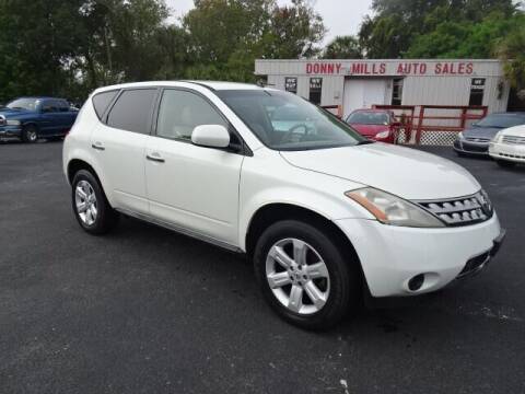 2006 Nissan Murano for sale at DONNY MILLS AUTO SALES in Largo FL