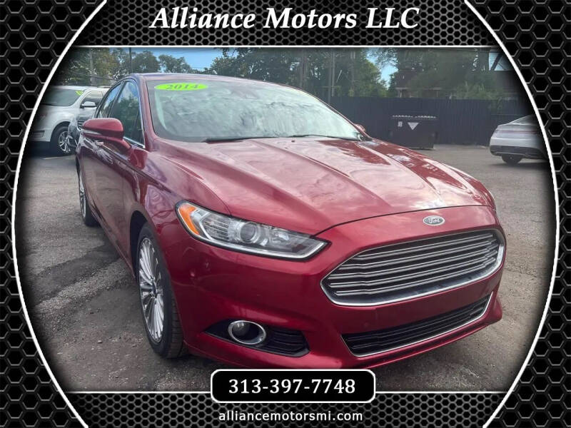2014 Ford Fusion for sale at Alliance Motors in Detroit MI