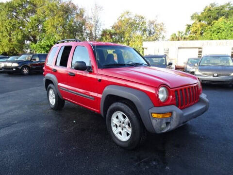 2004 Jeep Liberty for sale at DONNY MILLS AUTO SALES in Largo FL