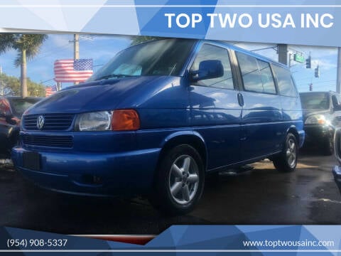 2003 Volkswagen EuroVan for sale at Top Two USA, Inc in Fort Lauderdale FL