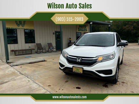 2015 Honda CR-V for sale at Wilson Auto Sales in Chandler TX