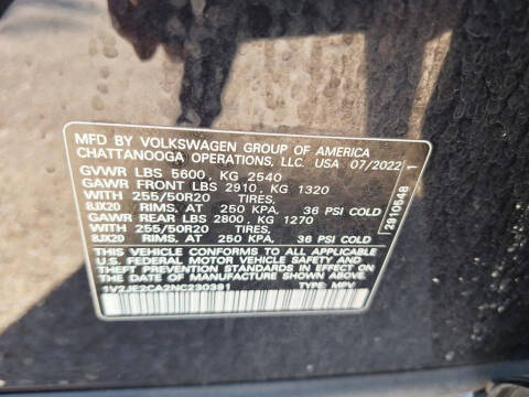 2022 Volkswagen Atlas Cross Sport V6 SE